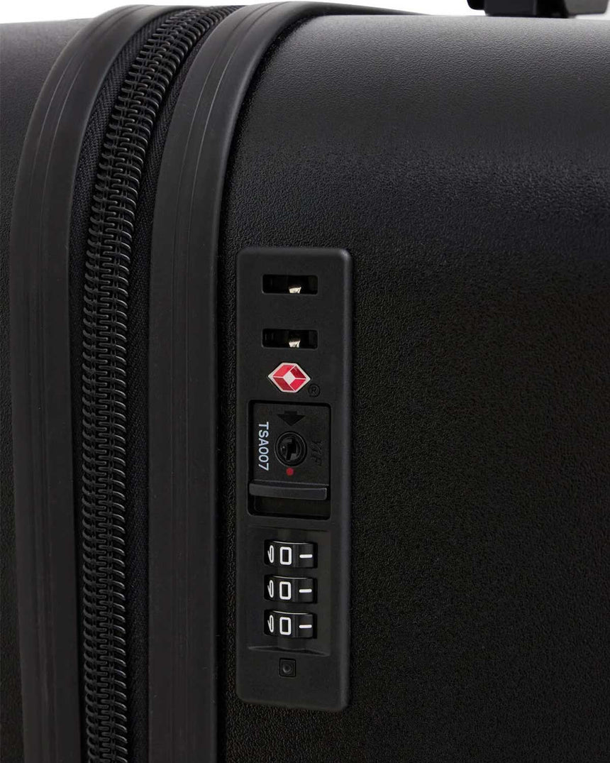 Us Polo Assn Orta Boy Sert Valiz Siyah