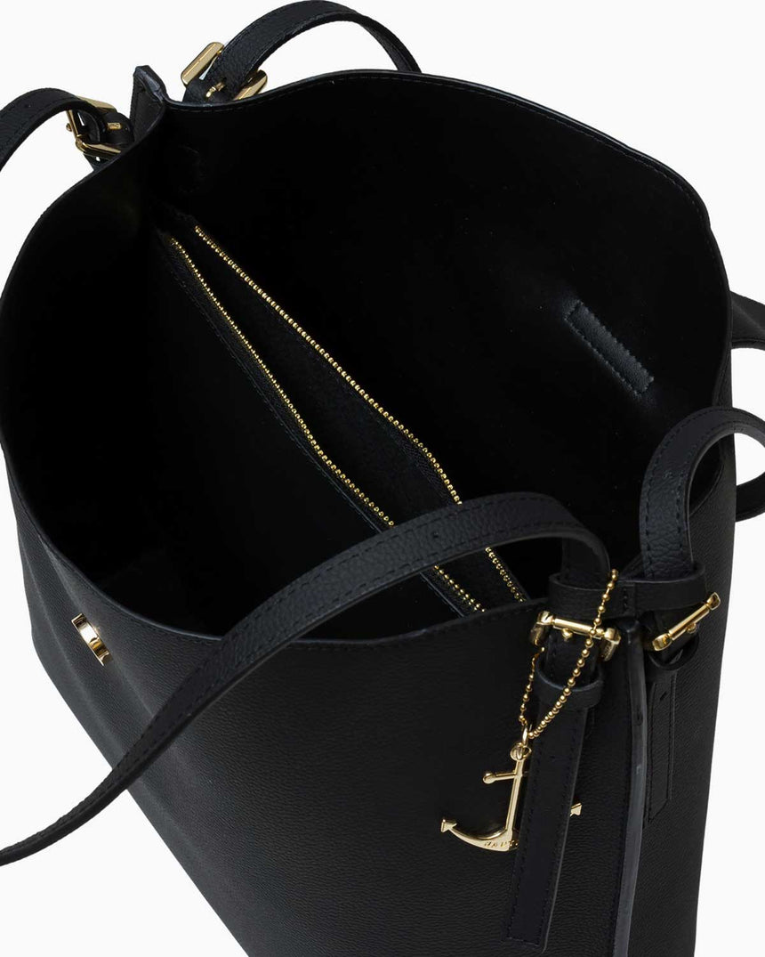 Nautica Ladies Logolu Omuz Çantası Siyah