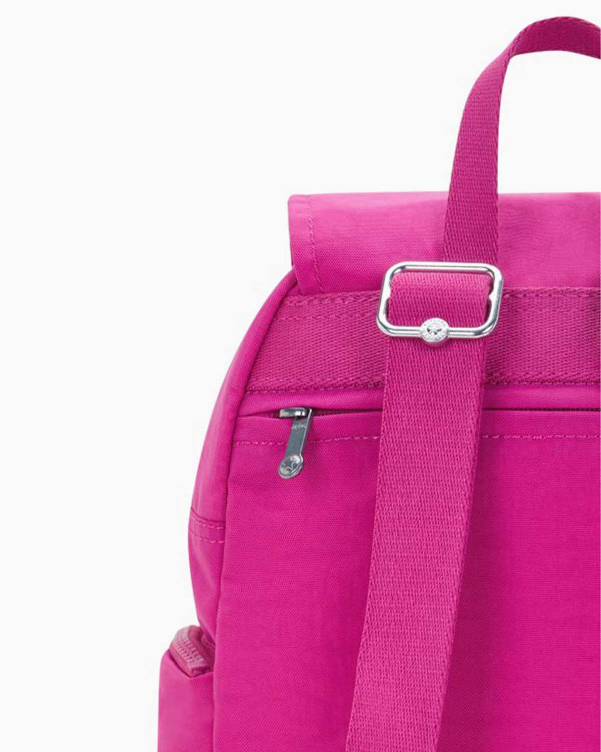 Kipling City Zip S Basic Sırt Çantası Glowing Fuchsia