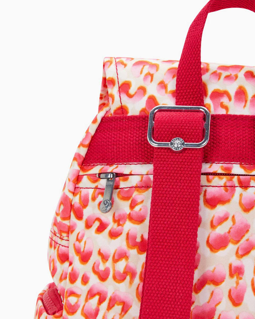 Kipling City Pack Zip Basic Sırt Çantası Latin Cheetah