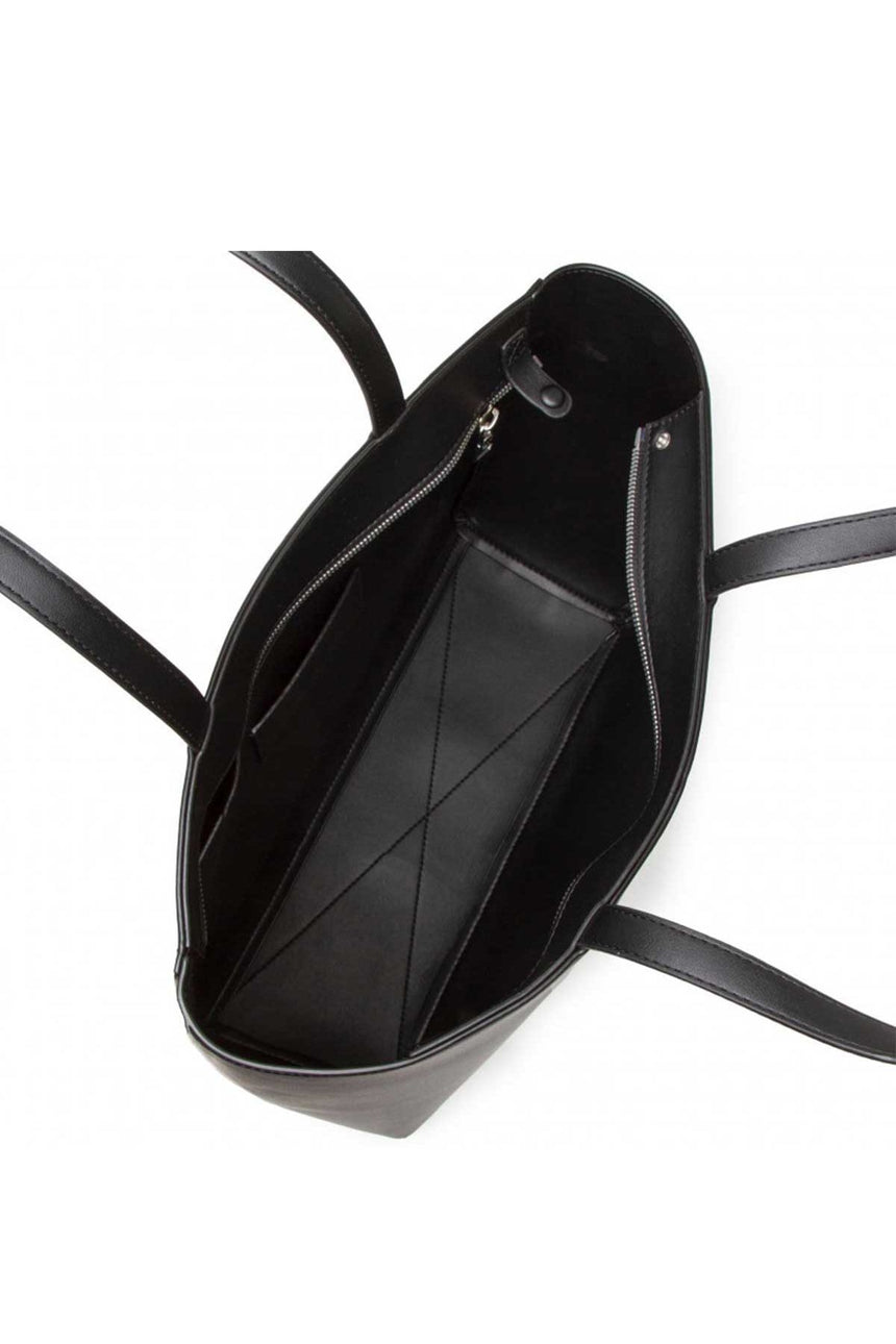 Calvin Klein Sculpted Shopper29 Two Tone Kadın Omuz Çantası Black