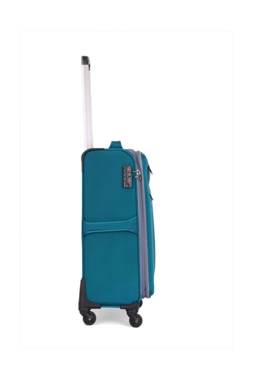 Lumberjack Dört Bölmeli Orta Boy Valiz Yeşil