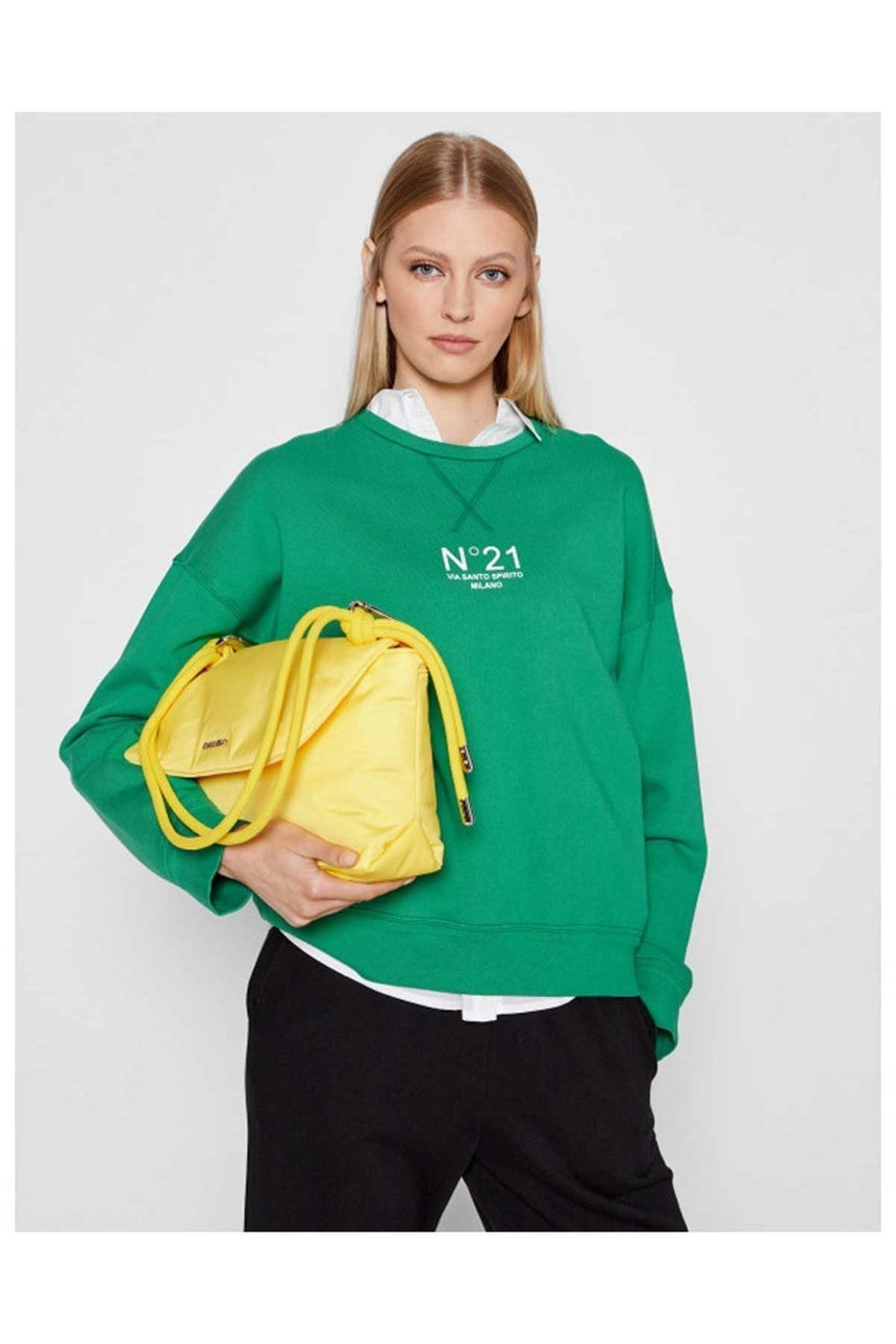 Calvin Klein Roped Shoulder Bag Nylon Kadın Omuz Çantası Magnetic Yellow