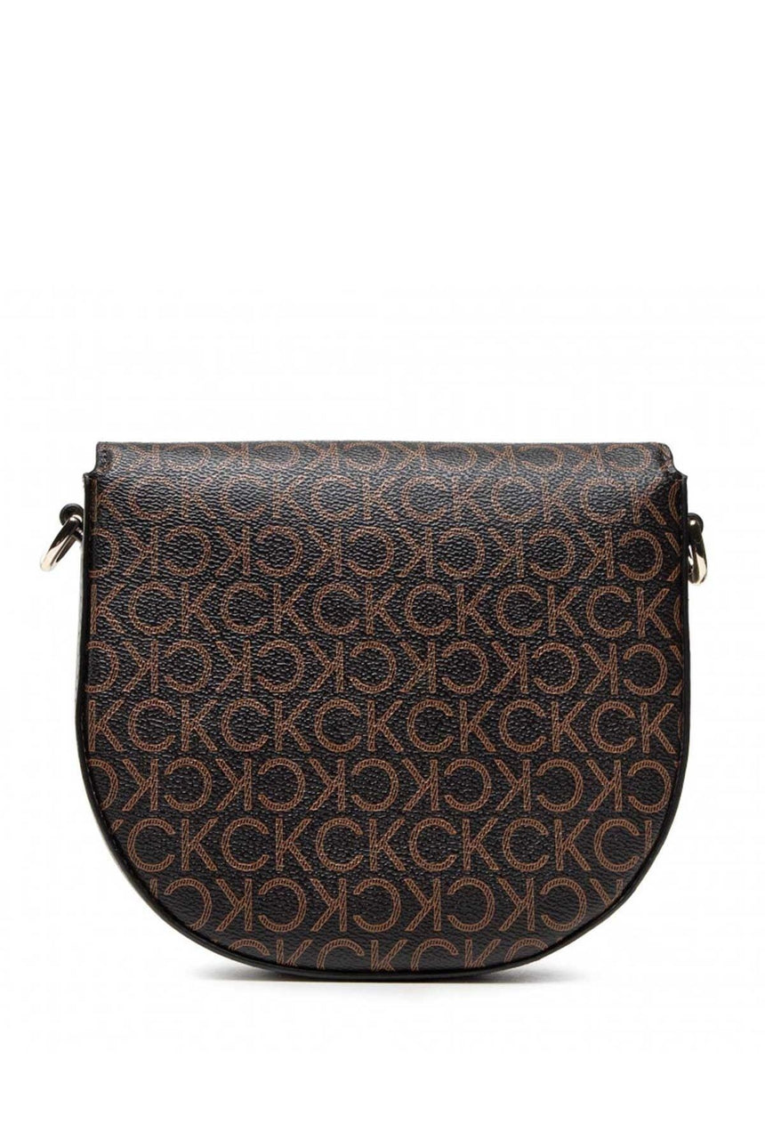 Calvin Klein Ck Core Saddle Bag Sm Mono Kadın Askılı Omuz Çantası Brown Mono