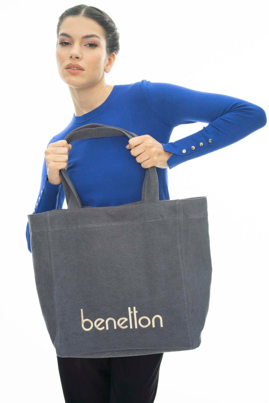 Benetton Omuz Çantası Lacivert