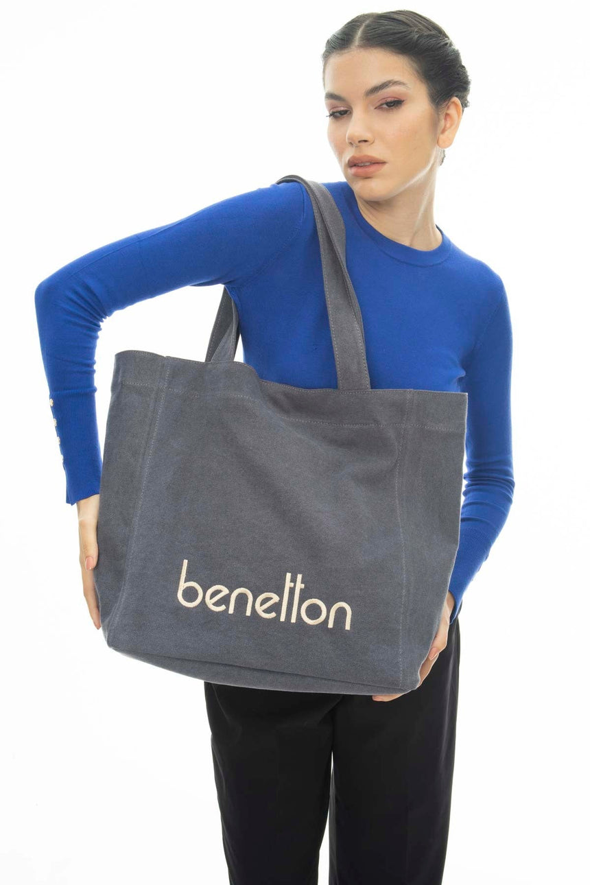 Benetton Omuz Çantası Lacivert