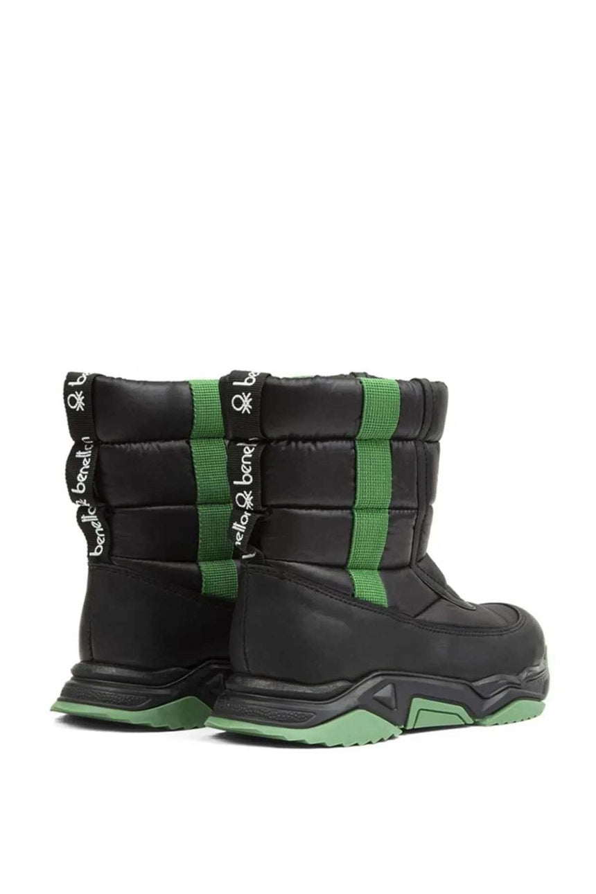 Benetton Çocuk Bot Siyah - Yeşil