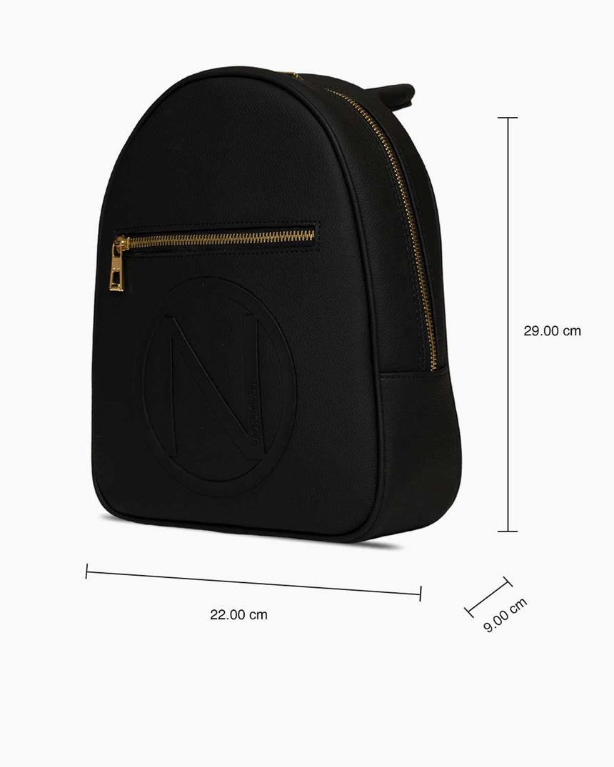 Nautica Logo Yazılı Sırt Çantası Siyah