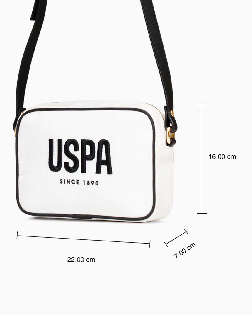 Us Polo Assn Çapraz Askılı Çanta Beyaz
