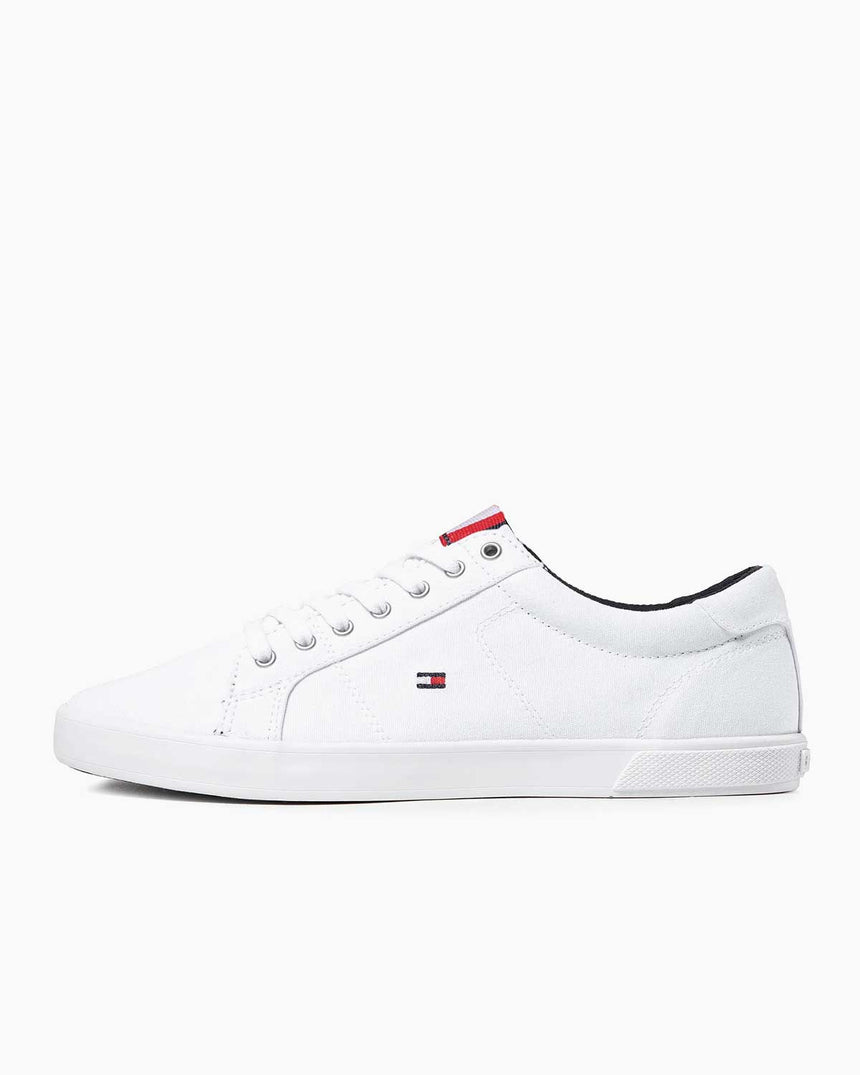 Tommy Hilfiger Iconic Long Lace Sneaker Erkek Ayakkabı Triple White