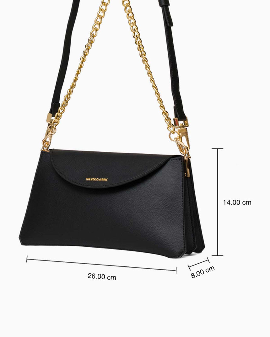 Us Polo Assn Logolu El Çantası Siyah