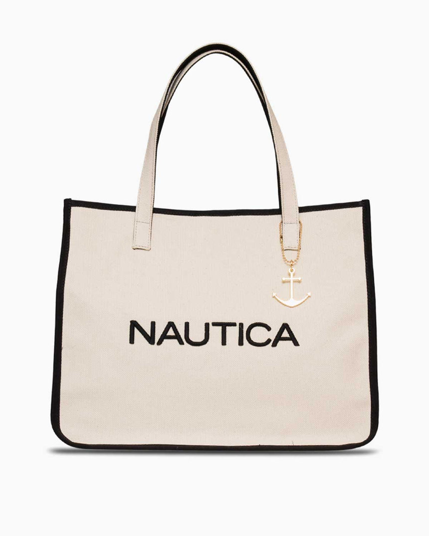 Nautica Ladies Çapraz Askılı Çanta Bej - Siyah