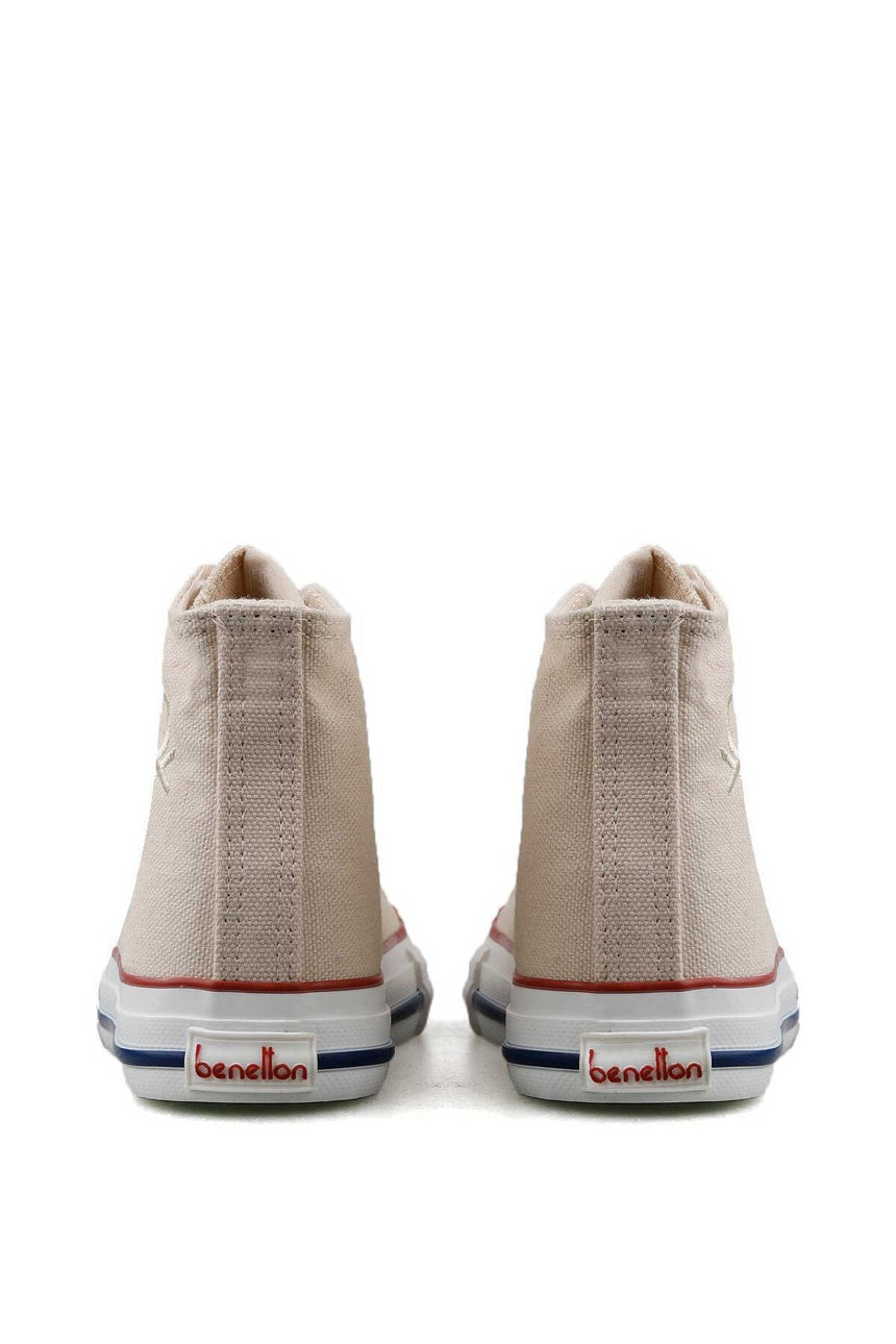 Benetton Filet Çocuk Spor Ayakkabı Bej