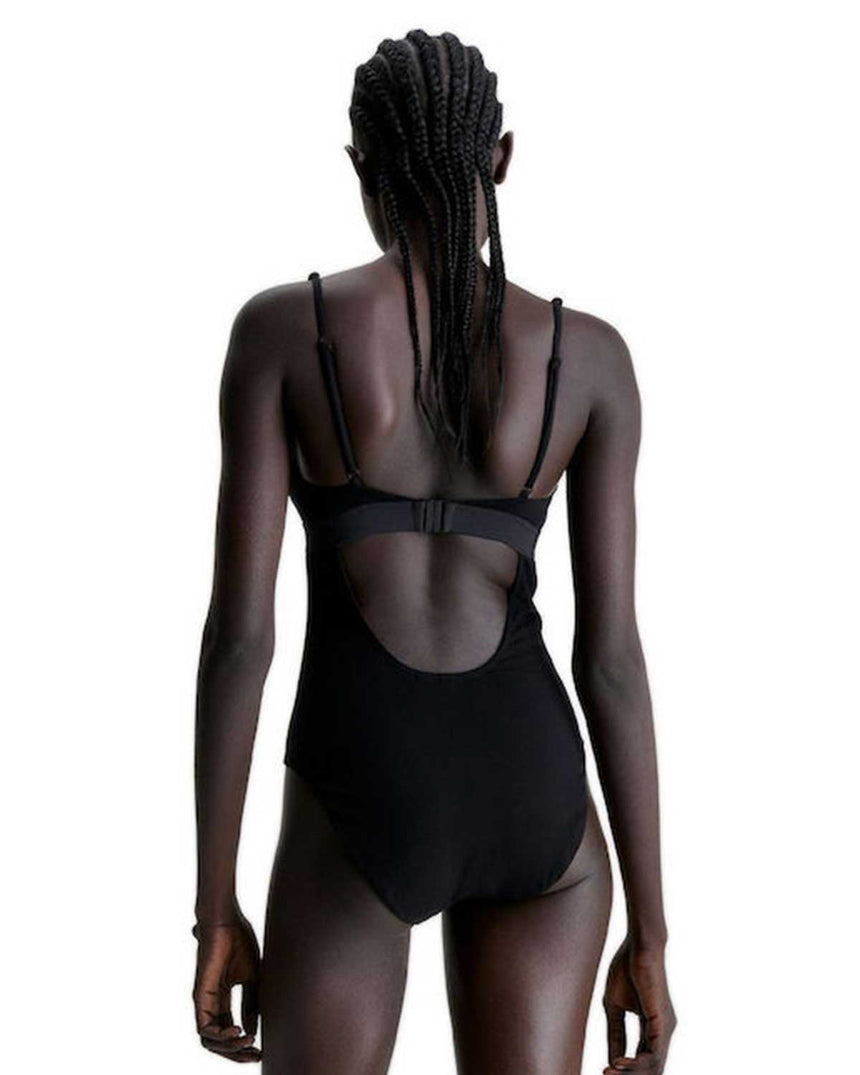Calvin Klein Plunge Kadın Mayo Siyah