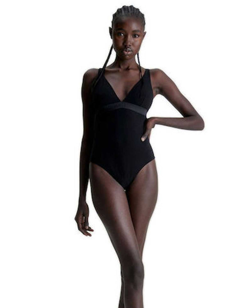 Calvin Klein Plunge Kadın Mayo Siyah