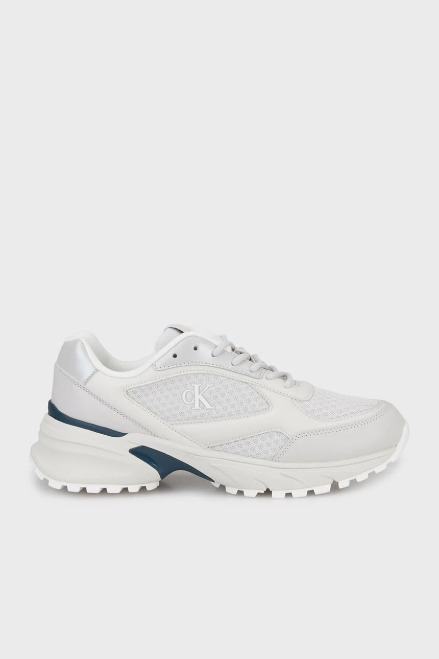 Calvin Klein Trailblazer Bağcıklı Erkek Sneaker Oyster Mushroom/Vaporous/Silver