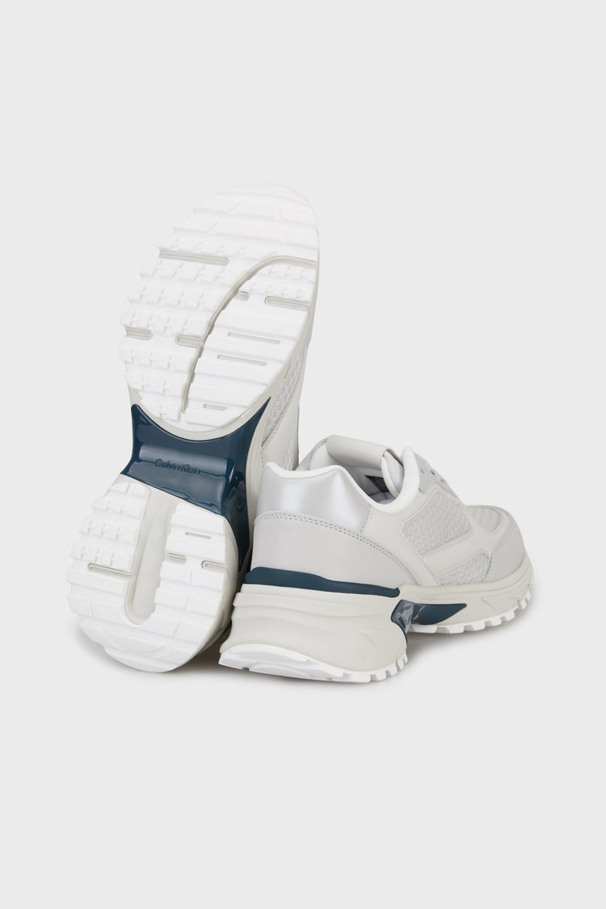 Calvin Klein Trailblazer Bağcıklı Erkek Sneaker Oyster Mushroom/Vaporous/Silver