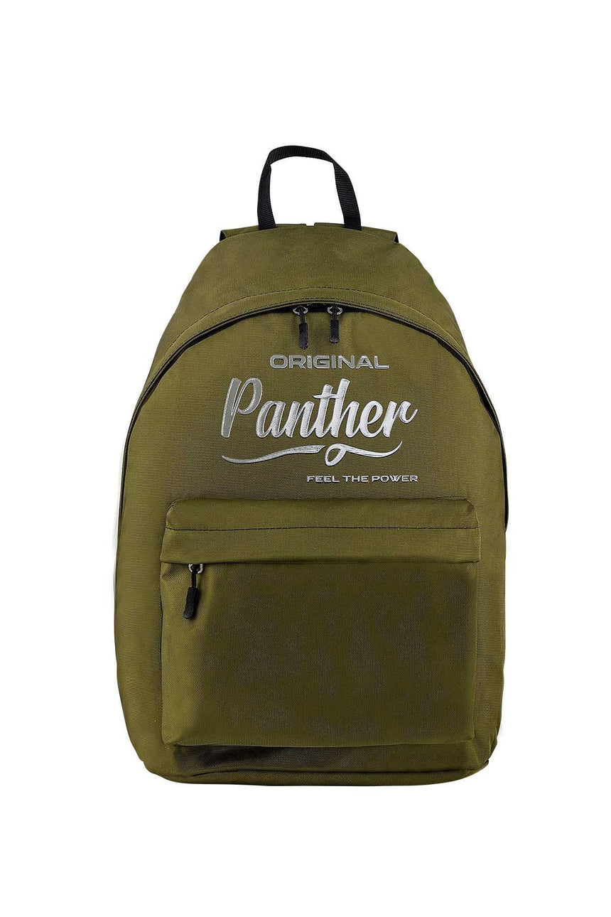 Panther Unisex Çocuk Yeşil Sırt Çantası Haki