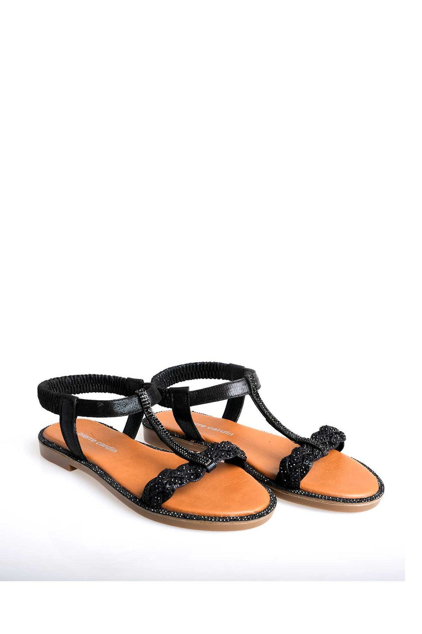 Pierre Cardin Bilek Detaylı Kadın Terlik Siyah