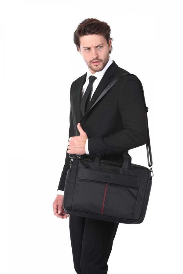 Ççs 15,6'' Çapraz Omuz Askılı Evrak Çantası Siyah