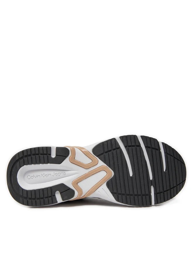 Calvin Klein Retro Tennis Runner Sneakers Black/Whisper Pink/Bright White