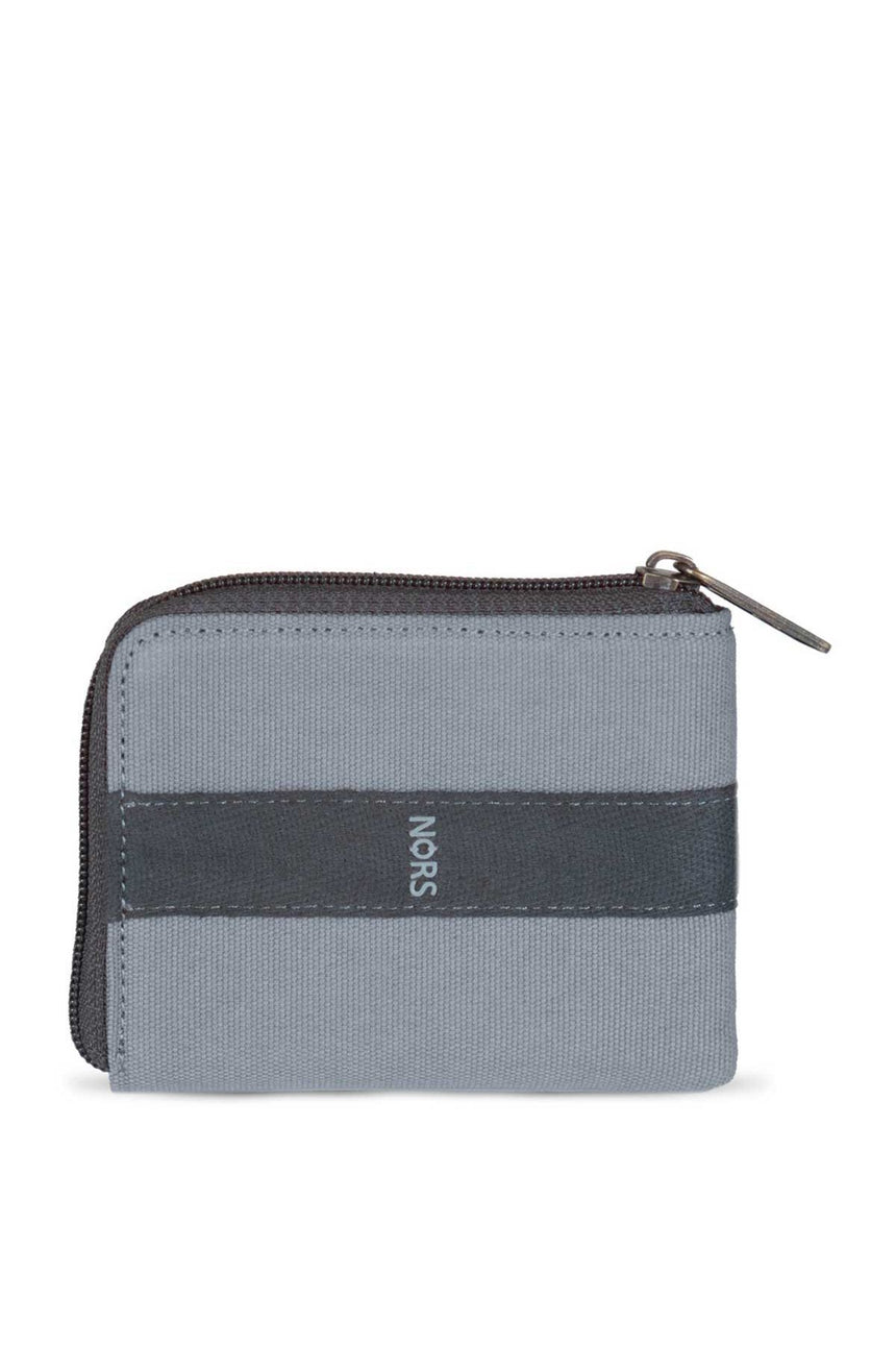 Nors Locky Fermuarlı Erkek Cüzdan Gri