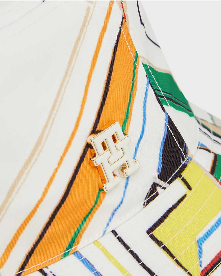 Tommy Hilfiger Monogram Bucket Şapka Beige