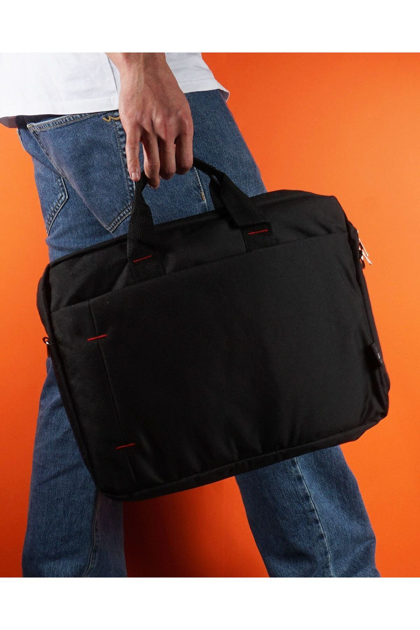 Cambridge Polo Club Kumaş Evrak Çantası Orta Boy Siyah