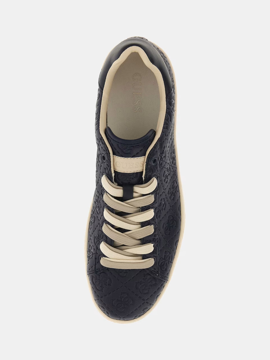 Guess Nola Runner Sneakers Black White