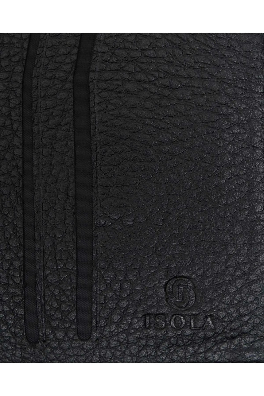 Isola Simon Erkek Hakiki Deri Cüzdan Siyah