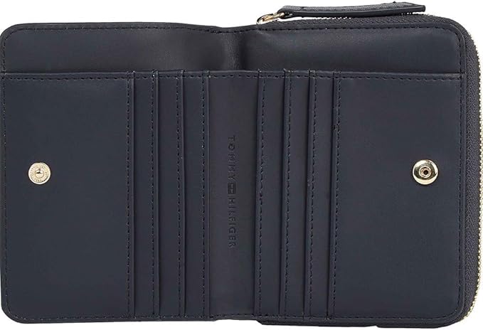 Tommy Hilfiger Refined Med Zip Around Wallet Cüzdan Space Blue
