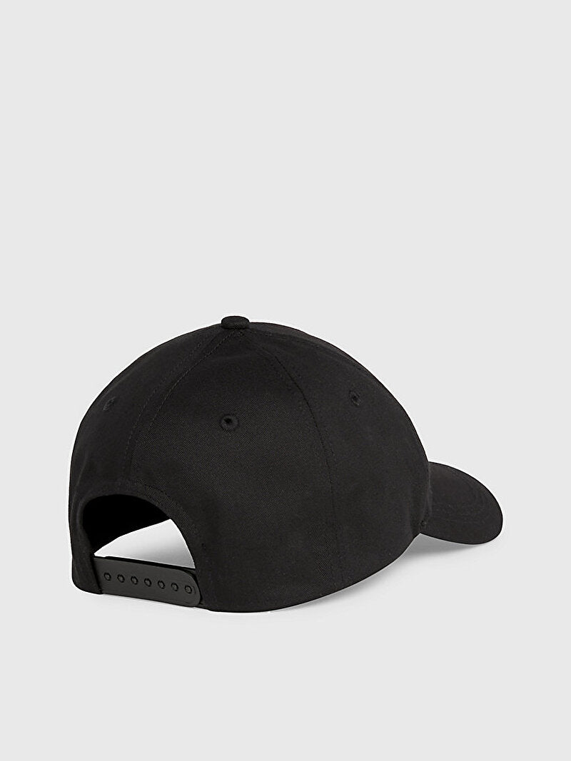 Calvin Klein Yazı Detaylı Monogram Şapka Fashion Black