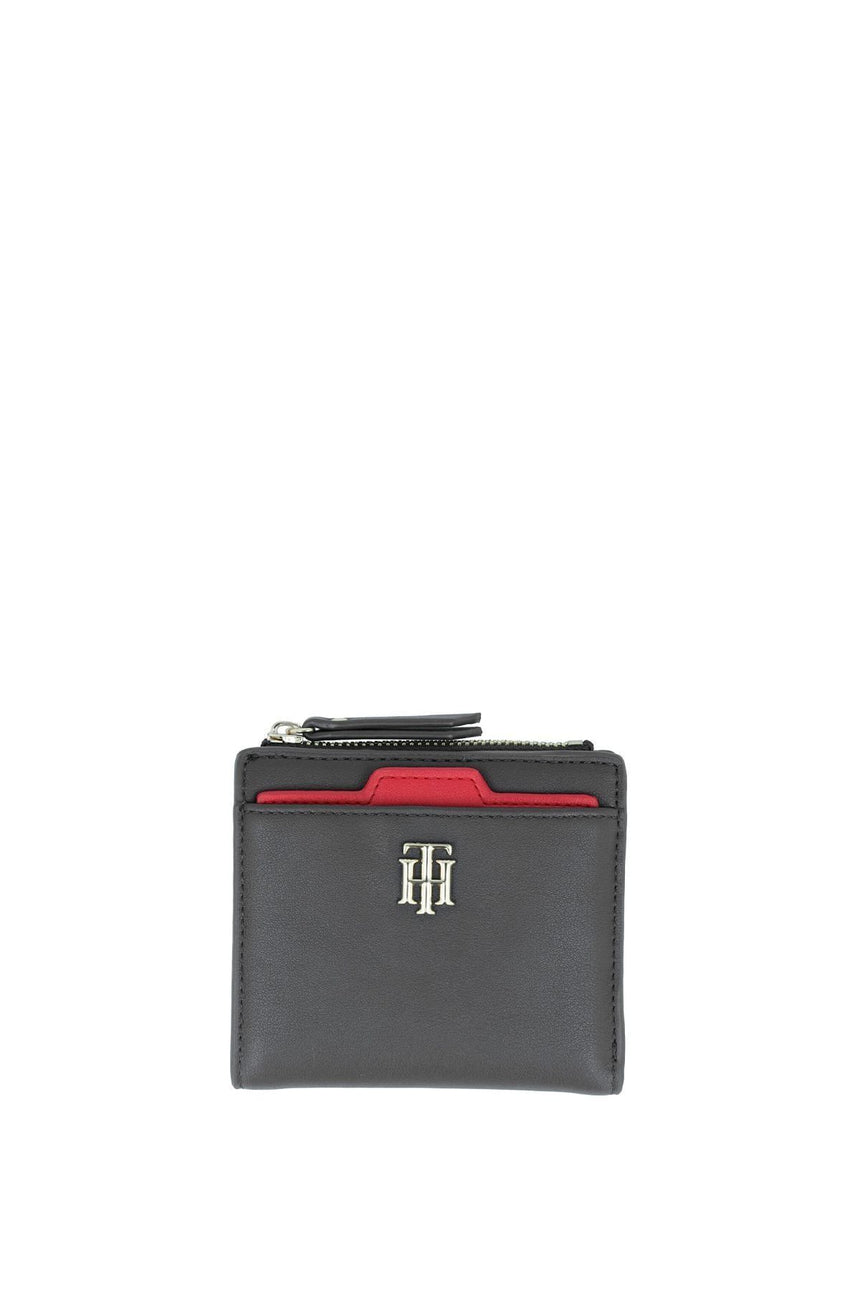 Tommy Hilfiger Th Seasonal Med Slim Wallet Kadın Cüzdanı Sky Captain