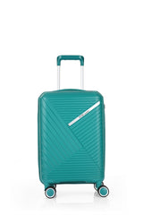 ÇÇS Diagonol Çizgili 65 cm Orta Boy Valiz Turkuaz