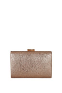 Axpe Metal Tokalı Abiye Çanta Pudra