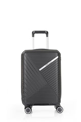 ÇÇS Diagonol Çizgili 65 cm Orta Boy Valiz Antrasit