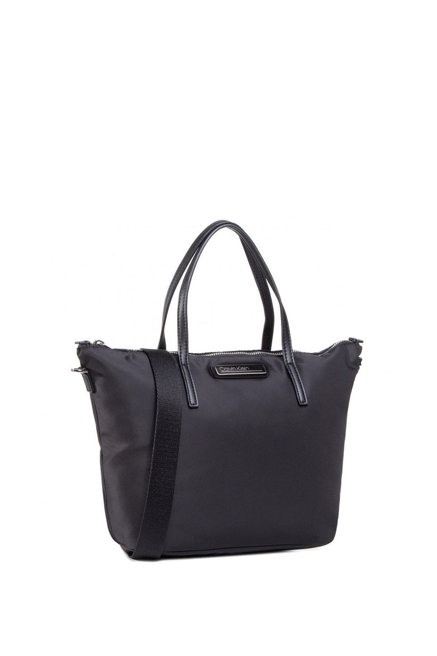 Calvin Klein Shopper W/Zip Sm Kadın Omuz Çantası Black