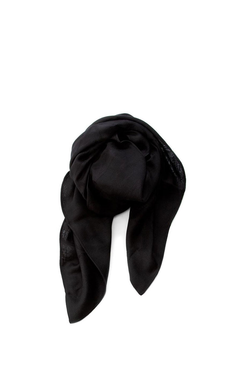 Calvin Klein Tin 4 Jacquard Kadın Şal Black