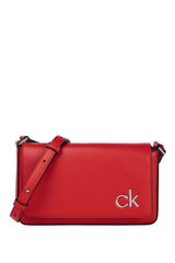 Calvin Klein Shadow Sac Porté Epaule Synthétique Noir Çapraz Askılı Kadın Çantası Vibrant Coral