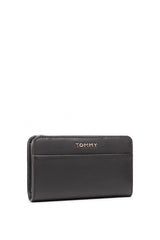 Tommy Hilfiger Iconic Tommy Med Za Kadın Cüzdanı Black
