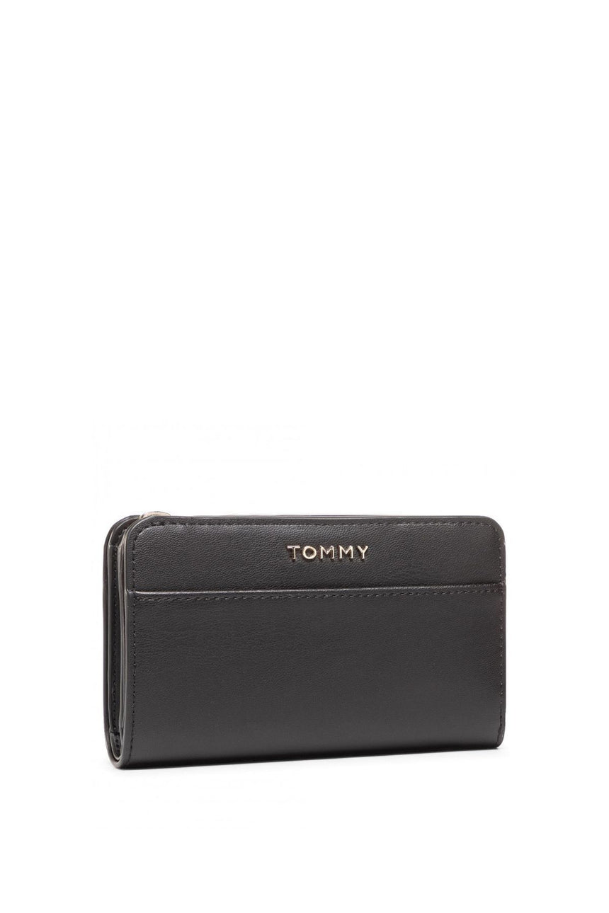 Tommy Hilfiger Iconic Tommy Med Za Kadın Cüzdanı Black