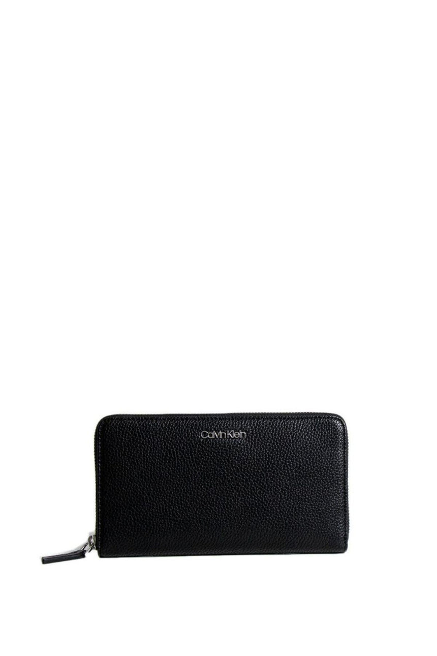 Calvin Klein Neat Ziparound XL Kadın Cüzdanı Black
