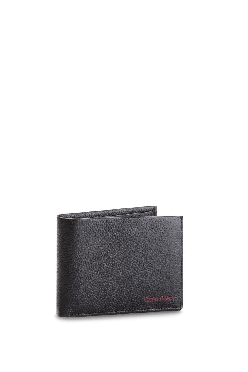Calvin Klein Pebble Edge 5Cc Coin Erkek Cüzdanı Black