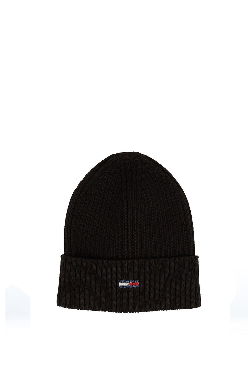 Tommy Hilfiger Ess Flag Beanie Bere Black