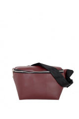 Jacquline Tek Bölmeli Kadın Bel Çantası Bordo