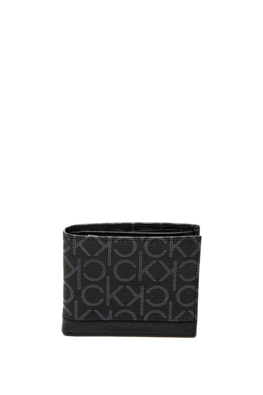 Calvin Klein Bifold 6Cc W/ Bill Erkek Cüzdanı Black Mono