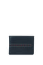 Axpe Dikiş Detaylı Deri Erkek Cüzdanı Lacivert