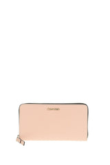 Calvin Klein Frame Large Ziparound Xl Kadın Cüzdanı Nude