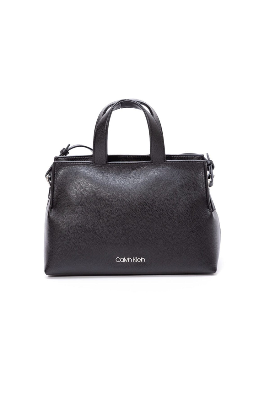Calvin Klein Kadın W/Zip Md Tote Omuz Çantası CK Black