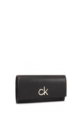 Calvin Klein Re-Lock Trıfold Wallet Lg Ep Kadın Cüzdanı Black